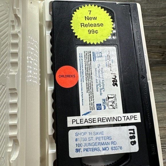 Rudyard Kiplings The Second Jungle Book: Mowgli and Baloo (VHS, 1998) - Picture 3 of 4